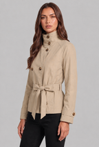 Cropped Trench Jacket Audrey Calvero
