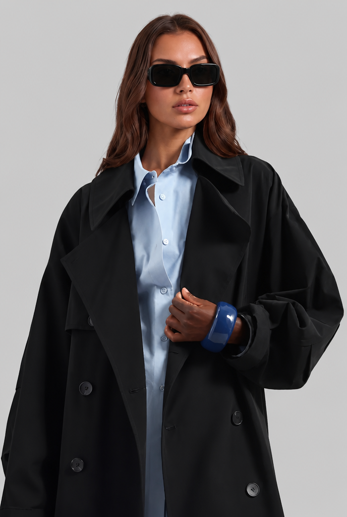 Jenny Trench Coat with Belt Audrey Calvero