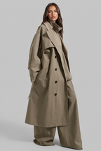 Jenny Trench Coat with Belt Audrey Calvero
