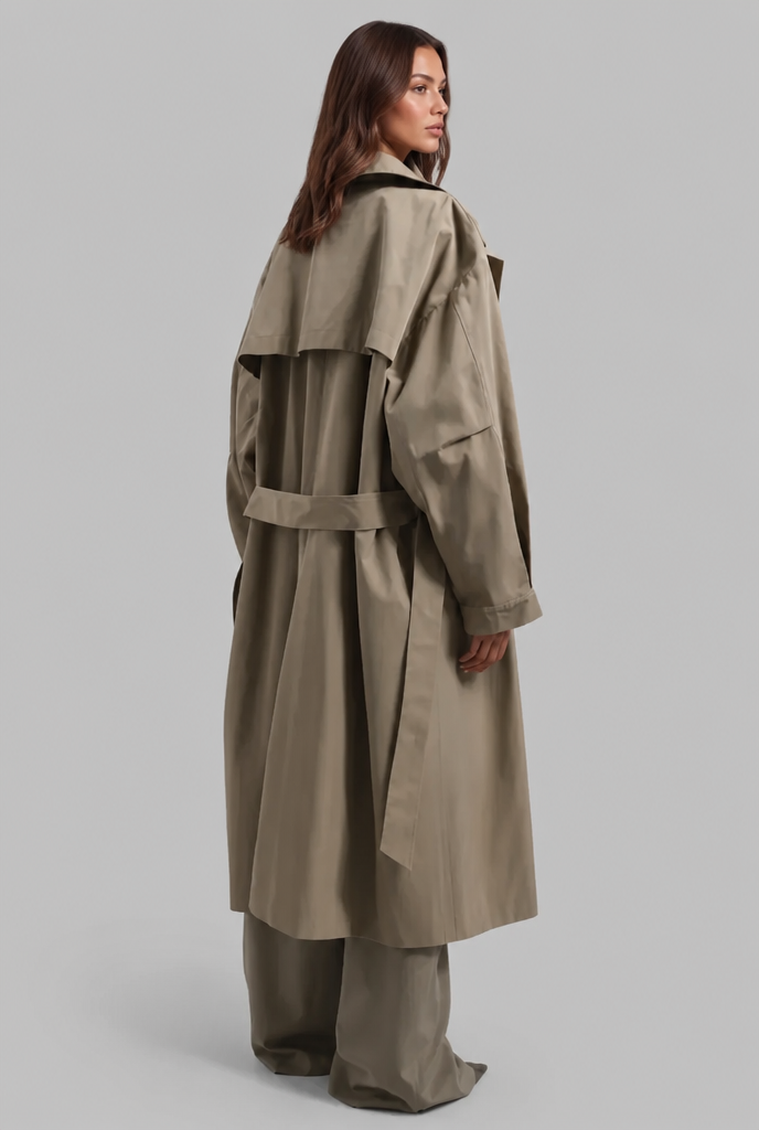 Jenny Trench Coat with Belt Audrey Calvero