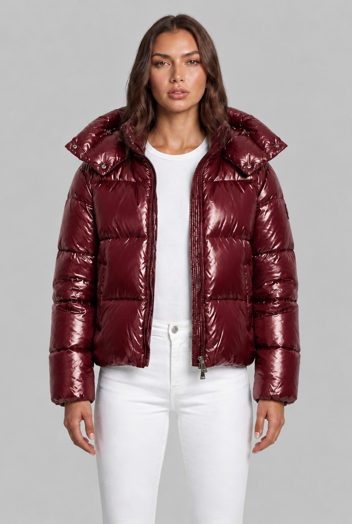 Hooded Puffer Coat Audrey Calvero