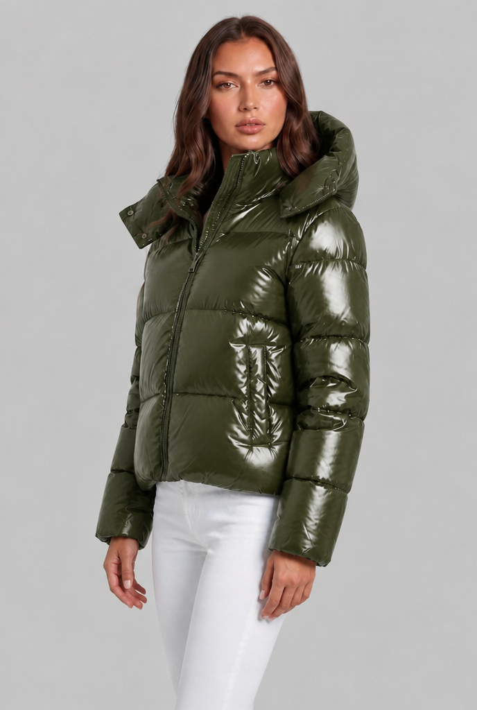Hooded Puffer Coat Audrey Calvero
