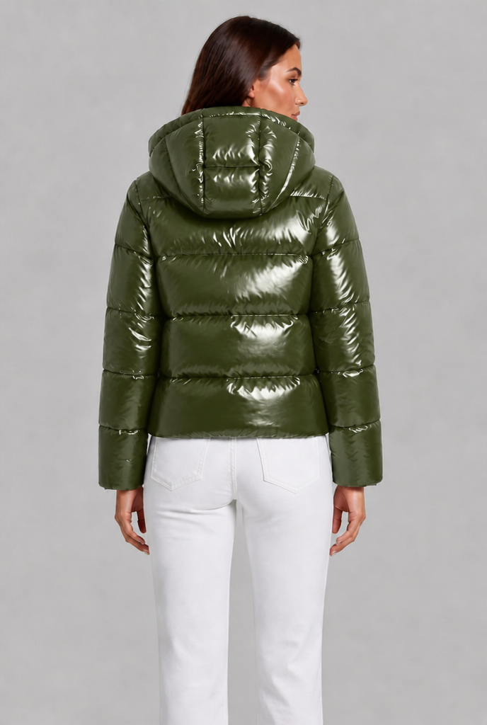 Hooded Puffer Coat Audrey Calvero