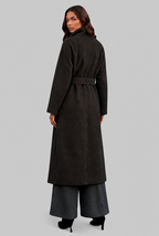 Belted Longline Wool Coat