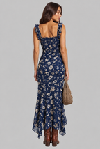 Floral Boho Retro Maxi Dress
