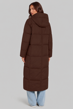 Long Hooded Puffer Coat