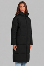 Long Hooded Puffer Coat