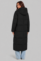 Long Hooded Puffer Coat