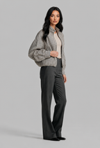 Cropped Gingham Jacket