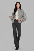 Cropped Gingham Jacket