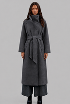 Belted Longline Wool Coat
