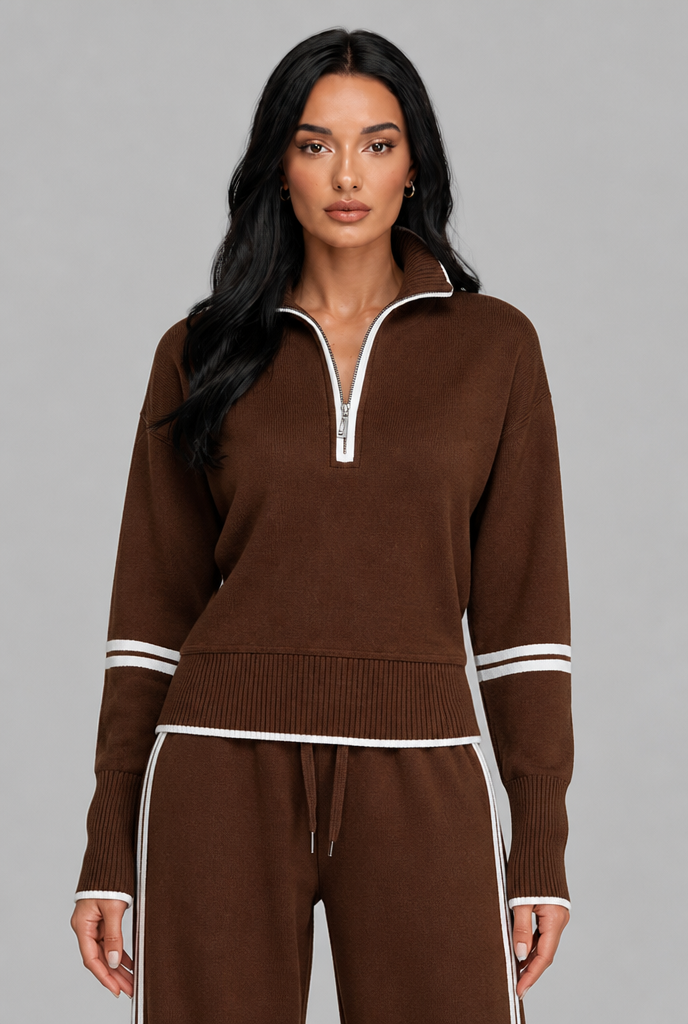 Half Zip Lounge Co-Ord Set