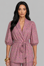 Wrap Top & Flared Trousers Co-Ord Set
