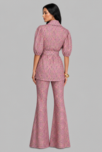 Wrap Top & Flared Trousers Co-Ord Set