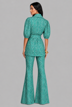 Wrap Top & Flared Trousers Co-Ord Set