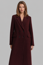 Double Breasted Long Wool Coat