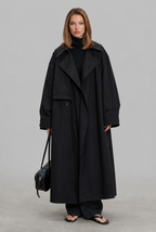 Oversized Belted Trench Coat