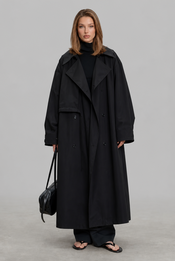 Oversized Belted Trench Coat