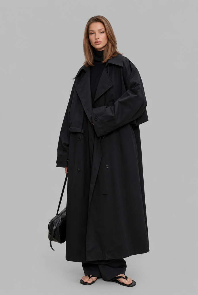 Oversized Belted Trench Coat