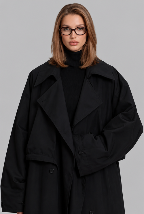 Oversized Belted Trench Coat