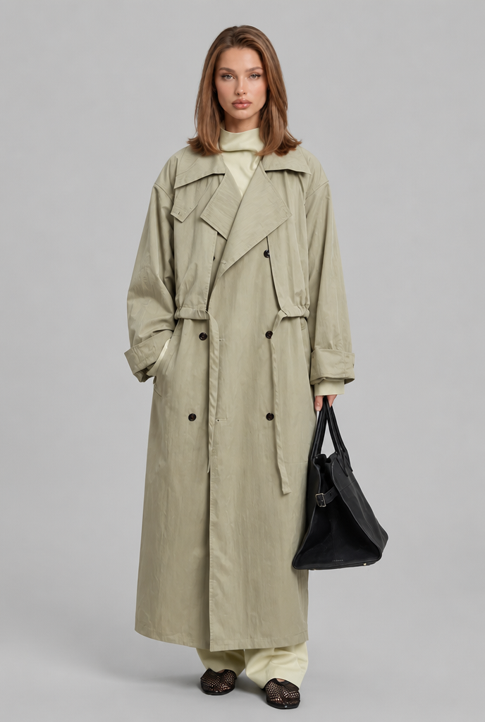 Oversized Belted Trench Coat