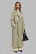 Oversized Belted Trench Coat