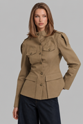 Fitted Epaulette Jacket