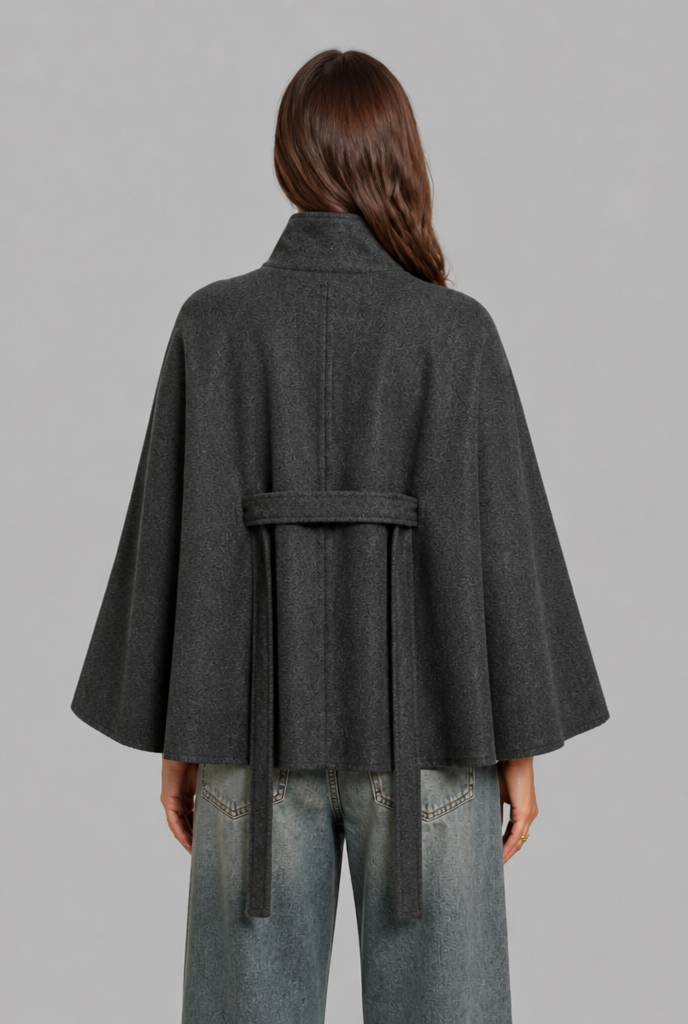 Short Belted Wool Coat
