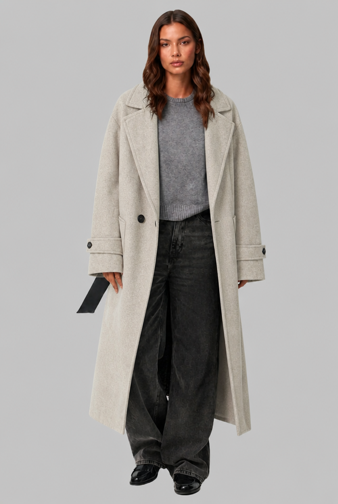 Maddie Long Wool Coat