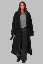 Maddie Long Wool Coat