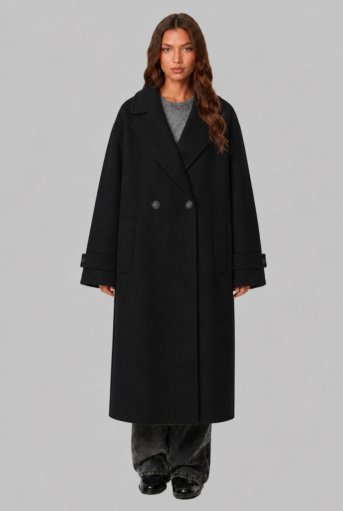 Maddie Long Wool Coat