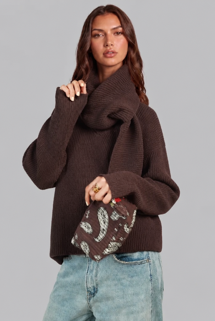 Scarf Detail Jumper