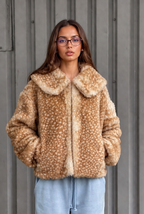 Bambi Cropped Faux Fur Jacket