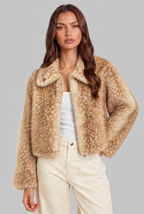 Bambi Cropped Faux Fur Jacket