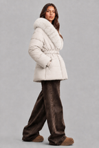 Faux Fur Collar Padded Jacket