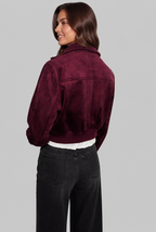 Isla Suede Bomber Jacket