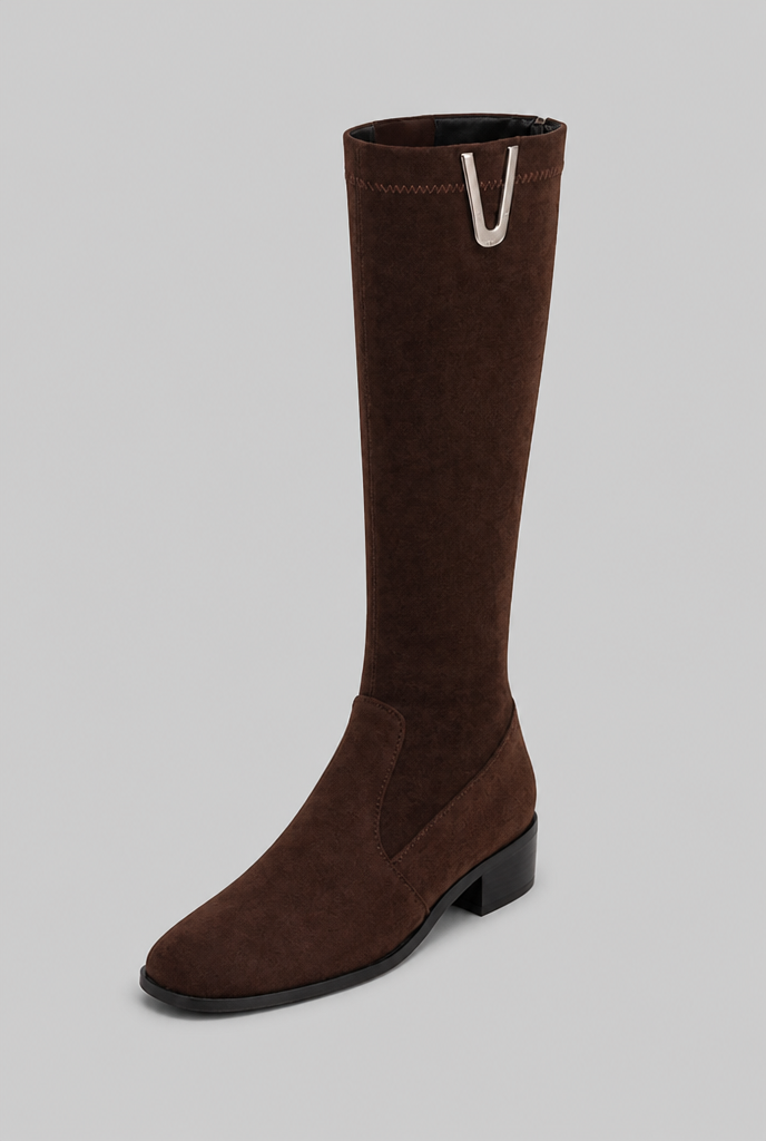 Knee-High Buckle Boots