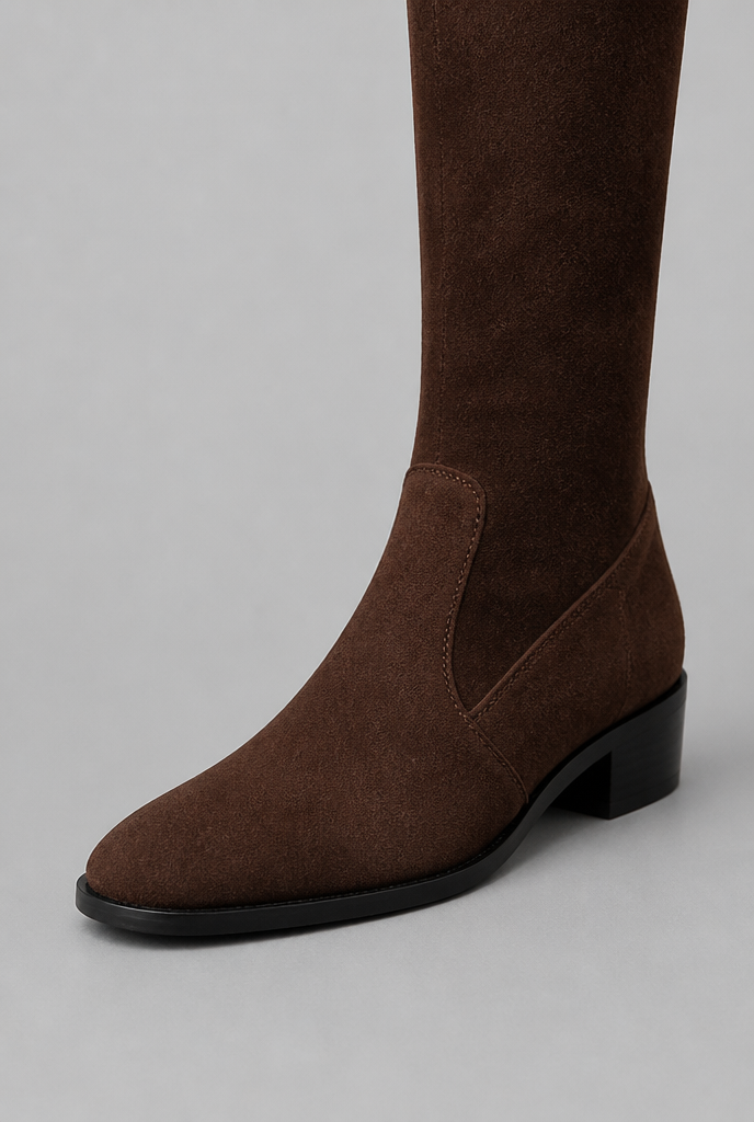 Knee-High Buckle Boots