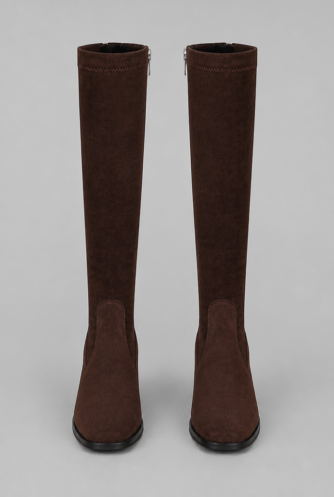 Knee-High Buckle Boots