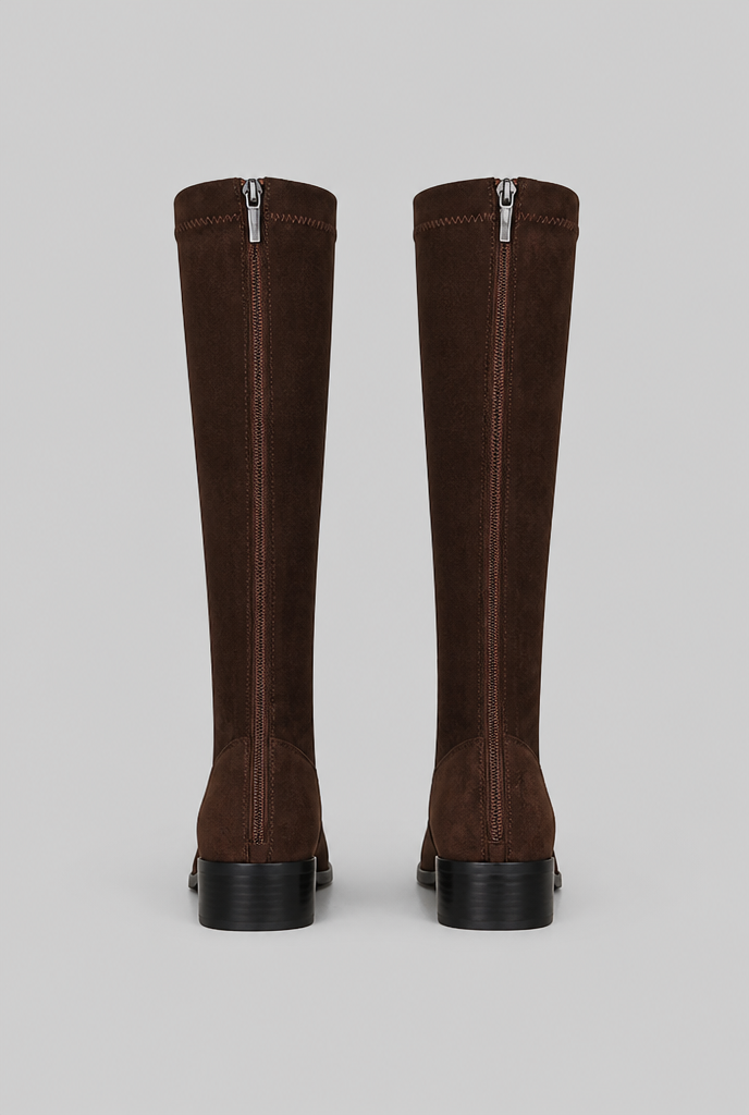Knee-High Buckle Boots