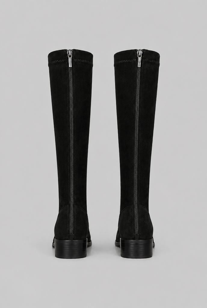 Knee-High Buckle Boots