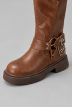 Buckle Strap Ankle Boots