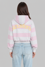 Striped Zip Up Hoodie