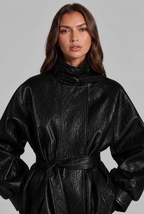 Annabelle Leather Jacket with Belt