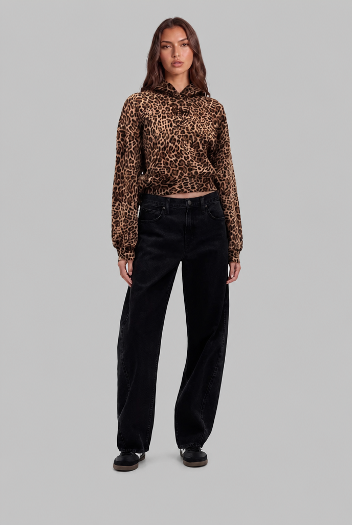 Leopard Print Hoodie