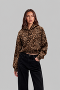 Leopard Print Hoodie
