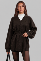 Belted Knit Cardigan
