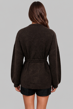 Belted Knit Cardigan
