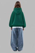 Oversized Boxy Graphic Hoodie