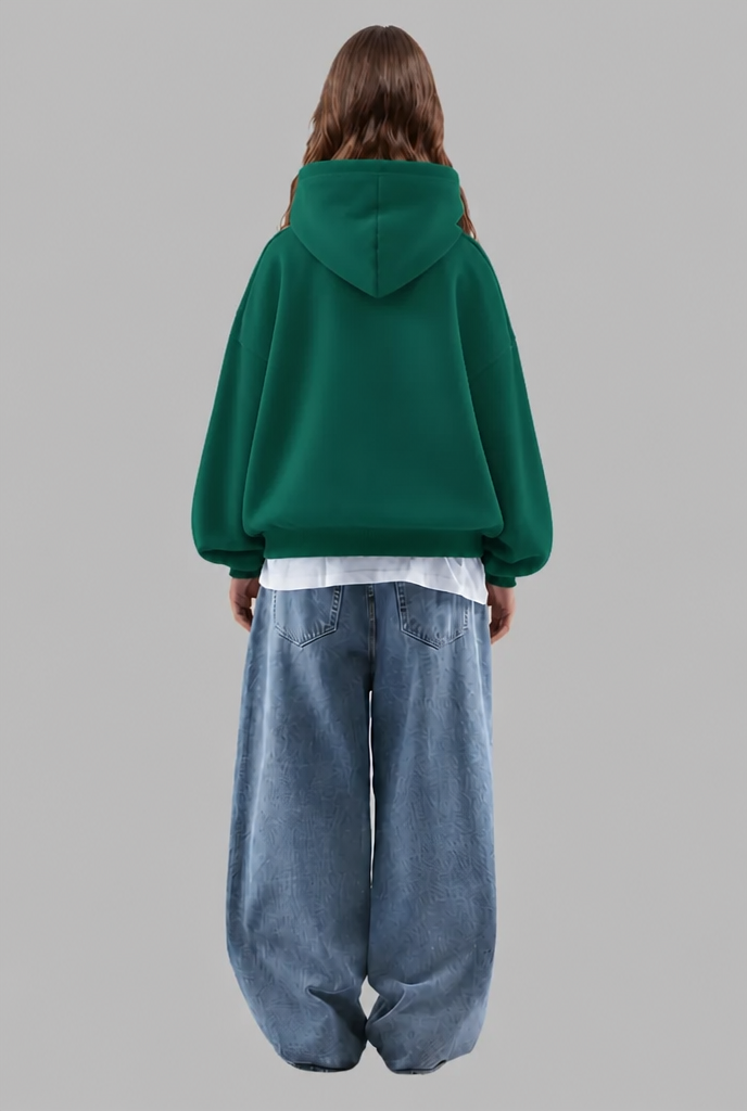 Oversized Boxy Graphic Hoodie